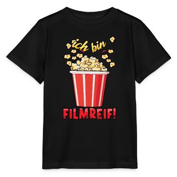Carnival I'm Cinematic Popcorn Fun - Stanley/Stella MINI CREATOR Kids’ T-Shirt - black - Front - Mikhail (115cm)