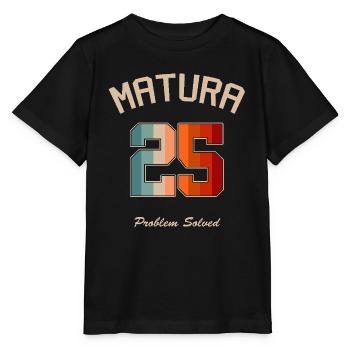 Matura 2024 Maturanten Matura Abschluss Geschenk - Stanley/Stella Kinder T-Shirt MINI CREATOR  - Schwarz - Vorne - Mikhail (115cm)