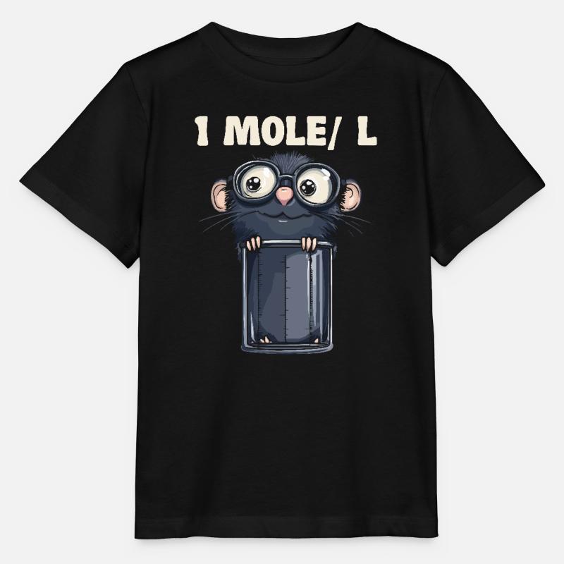 1 mole/l Chimie Humour pour les scientifiques et les scientifiques - T-shirt bio MINI CREATOR Stanley/Stella Enfant - noir