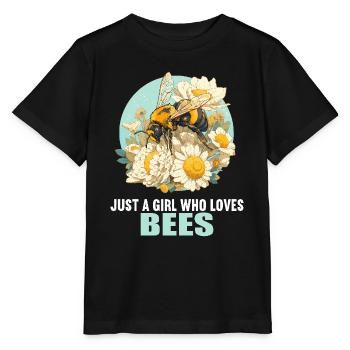 Bienen Biene - Stanley/Stella Kinder T-Shirt MINI CREATOR  - Schwarz - Vorne - Mikhail (115cm)