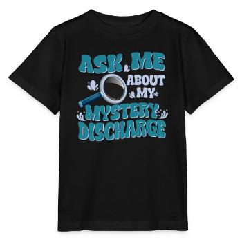 Interrogez-moi sur mes mystérieuses pertes - - T-shirt bio MINI CREATOR Stanley/Stella Enfant - noir - Devant - Mikhail (115cm)