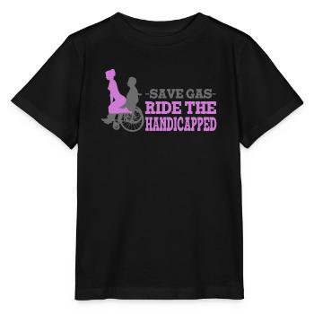 Handicapped Empowerment Illustration for - Stanley/Stella MINI CREATOR Kids’ T-Shirt - black - Front - Mikhail (115cm)