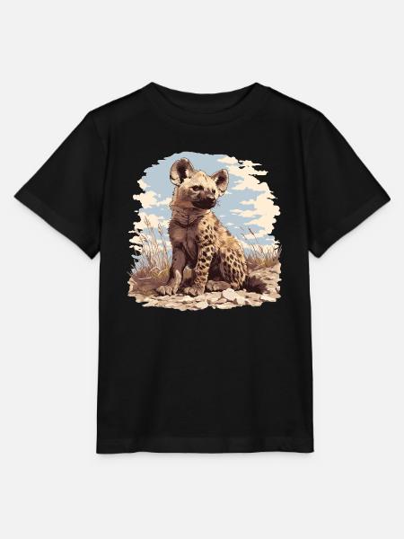 Hyänen Hyäne - Stanley/Stella Kinder T-Shirt MINI CREATOR - Schwarz