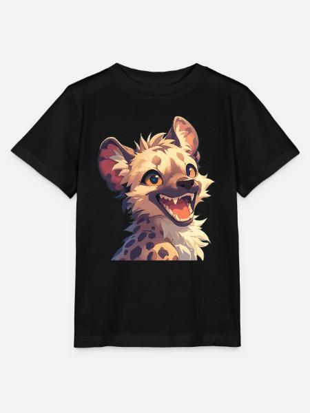 Hyänen Hyäne - Stanley/Stella Kinder T-Shirt MINI CREATOR - Schwarz
