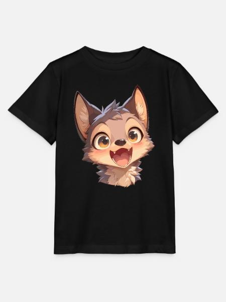 Schakale Schakal - Stanley/Stella Kinder T-Shirt MINI CREATOR - Schwarz
