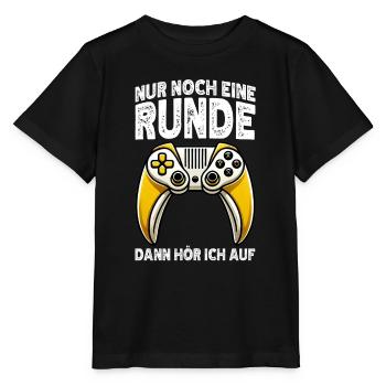Nur Noch Eine Runde Dann Hör Ich Auf Konsolen - Stanley/Stella Kinder T-Shirt MINI CREATOR  - Schwarz - Vorne - Mikhail (115cm)