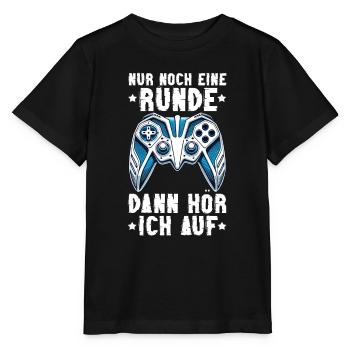 Nur Noch Eine Runde Dann Hör Ich Auf Konsolen - Stanley/Stella Kinder T-Shirt MINI CREATOR  - Schwarz - Vorne - Mikhail (115cm)