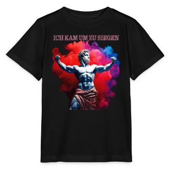 JE SUIS VENU POUR GAGNER - T-shirt bio MINI CREATOR Stanley/Stella Enfant - noir - Devant - Mikhail (115cm)