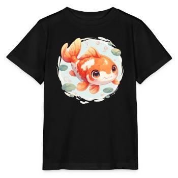 Koi Koi Carp - Stanley/Stella MINI CREATOR Kids’ T-Shirt - black - Front - Mikhail (115cm)