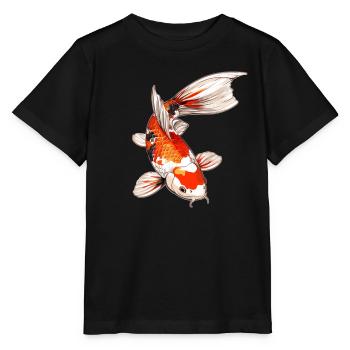 Koi Koi Carp - Stanley/Stella MINI CREATOR Kids’ T-Shirt - black - Front - Mikhail (115cm)