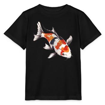 Koi Koi Carp - Stanley/Stella MINI CREATOR Kids’ T-Shirt - black - Front - Mikhail (115cm)