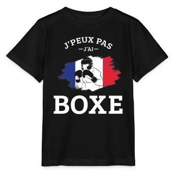 Boxen Ich kann nicht Boxen Boxen Frankreich - Stanley/Stella Kinder T-Shirt MINI CREATOR  - Schwarz - Vorne - Mikhail (115cm)
