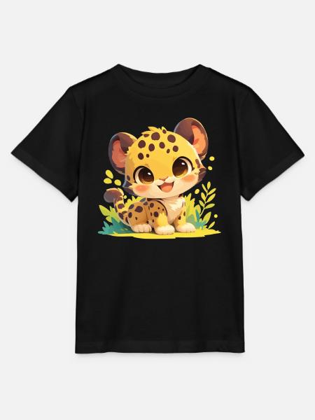Jaguare Jaguar - Stanley/Stella Kinder T-Shirt MINI CREATOR  - Schwarz