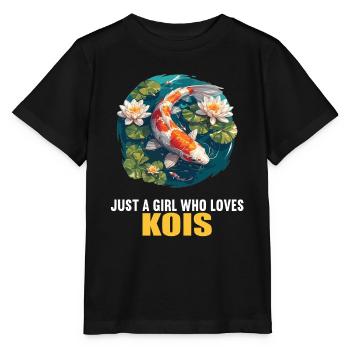 Koi Koi Carp - Stanley/Stella MINI CREATOR Kids’ T-Shirt - black - Front - Mikhail (115cm)