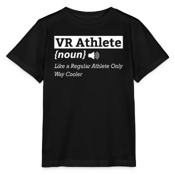 VR Athlete Funny Virtual Reality Online Gaming - Stanley/Stella MINI CREATOR Kids’ T-Shirt - black - Front - Mikhail (115cm)