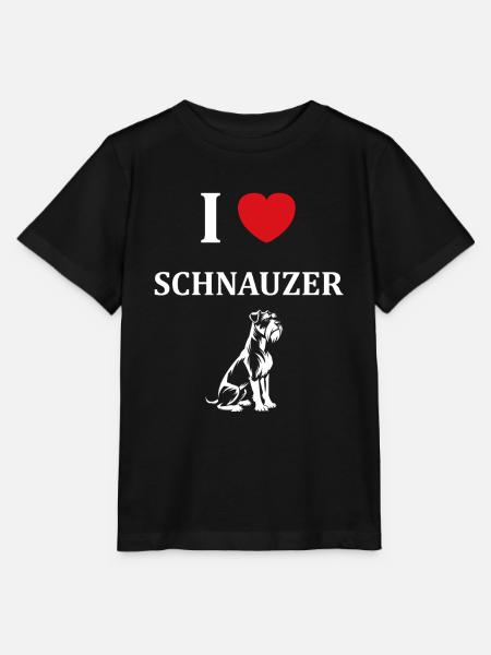 Schnauzer - Stanley/Stella Kinder T-Shirt MINI CREATOR  - Schwarz