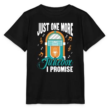 Juste un juke-box de plus que je promets boîte à musique - T-shirt bio MINI CREATOR Stanley/Stella Enfant - noir - Devant - Mikhail (115cm)