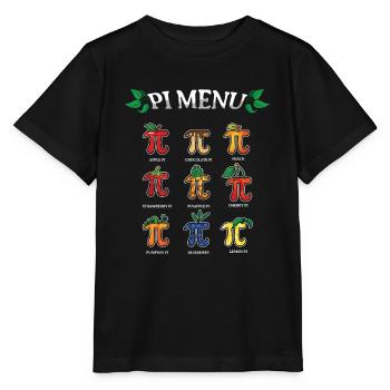 Pi Menu: Fruity Pi Day Ideas - Stanley/Stella MINI CREATOR Kids’ T-Shirt - black - Front - Mikhail (115cm)
