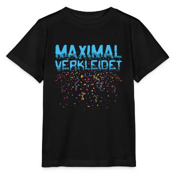 Fasching Maximal Verkleidet Konfetti Party Kostüm - Stanley/Stella Kinder T-Shirt MINI CREATOR  - Schwarz - Vorne - Mikhail (115cm)