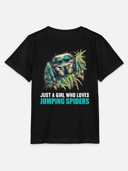 Jumping Spider Springspinnen Springspinne - Stanley/Stella Kinder T-Shirt MINI CREATOR  - Schwarz