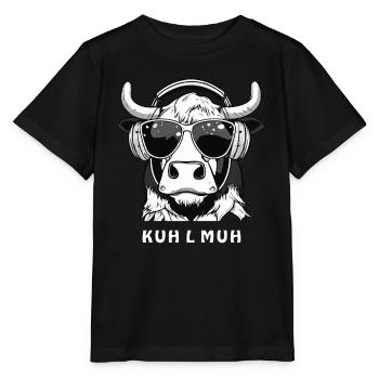KUH L MUH - Stanley/Stella MINI CREATOR Kids’ T-Shirt - black - Front - Mikhail (115cm)