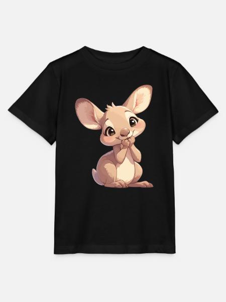 Kängurus Känguru - Stanley/Stella Kinder T-Shirt MINI CREATOR  - Schwarz