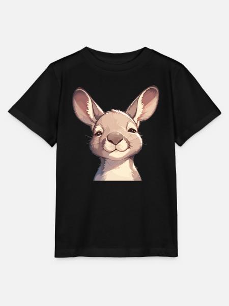 Kängurus Känguru - Stanley/Stella Kinder T-Shirt MINI CREATOR - Schwarz
