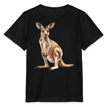 Kangaroos Kangaroo - Stanley/Stella MINI CREATOR Kids’ T-Shirt - black - Front - Mikhail (115cm)