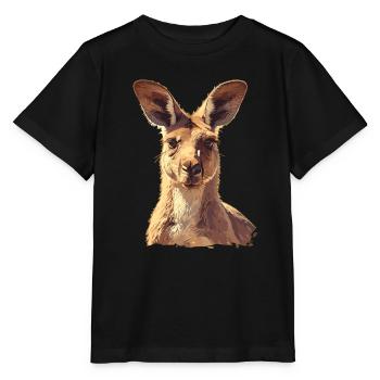 Kangaroos Kangaroo - Stanley/Stella MINI CREATOR Kids’ T-Shirt - black - Front - Mikhail (115cm)