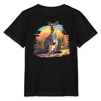 Kangaroos Kangaroo - Stanley/Stella MINI CREATOR Kids’ T-Shirt - black - Front - Mikhail (115cm)