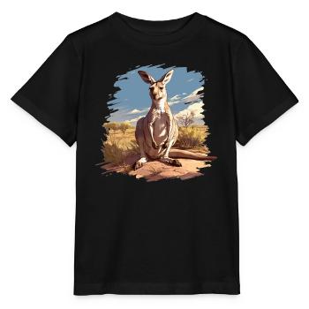 Kangaroos Kangaroo - Stanley/Stella MINI CREATOR Kids’ T-Shirt - black - Front - Mikhail (115cm)