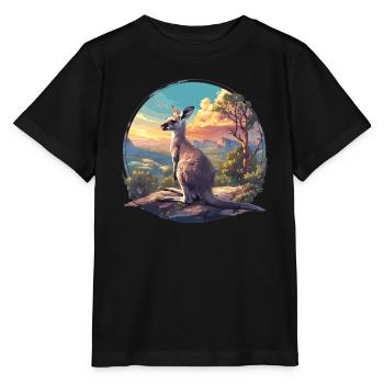Kangaroos Kangaroo - Stanley/Stella MINI CREATOR Kids’ T-Shirt - black - Front - Mikhail (115cm)