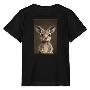 Kangaroos Kangaroo - Stanley/Stella MINI CREATOR Kids’ T-Shirt - black - Front - Mikhail (115cm)