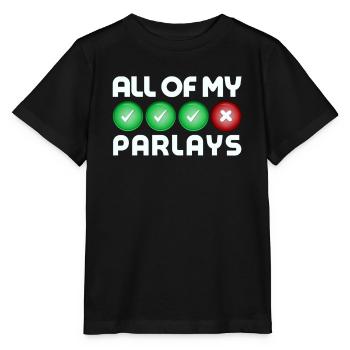 All My Betting Combinations More Humorous - Stanley/Stella MINI CREATOR Kids’ T-Shirt - black - Front - Mikhail (115cm)