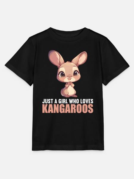 Kängurus Känguru - Stanley/Stella Kinder T-Shirt MINI CREATOR - Schwarz