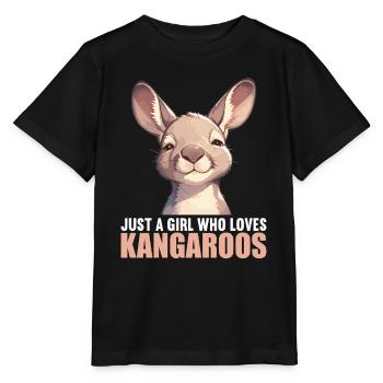 Kangaroos Kangaroo - Stanley/Stella MINI CREATOR Kids’ T-Shirt - black - Front - Mikhail (115cm)