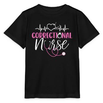 Correctional Nurse Appreciation Jail Nurse - Stanley/Stella MINI CREATOR Kids’ T-Shirt - black - Front - Mikhail (115cm)