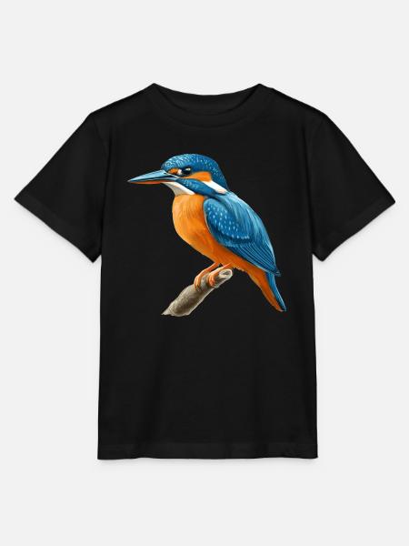 Eisvögel Eisvogel - Stanley/Stella Kinder T-Shirt MINI CREATOR - Schwarz
