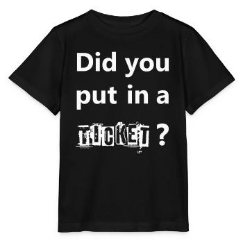 AVEZ-VOUS MIS UN TICKET – IT Admin PC Humour Blagues - T-shirt bio MINI CREATOR Stanley/Stella Enfant - noir - Devant - Mikhail (115cm)