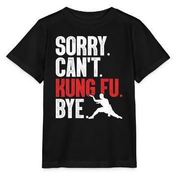Drôle Kung Fu Self Défense Shaolin Wing Chun Kung - T-shirt bio MINI CREATOR Stanley/Stella Enfant - noir - Devant - Mikhail (115cm)