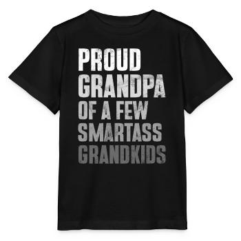 Grand-père Grand-père Pops Grand-parent - T-shirt bio MINI CREATOR Stanley/Stella Enfant - noir - Devant - Mikhail (115cm)