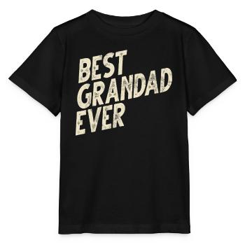 Grand-père Grand-père Pops Grand-parent - T-shirt bio MINI CREATOR Stanley/Stella Enfant - noir - Devant - Mikhail (115cm)