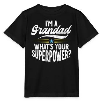 Grand-père Grand-père Pops Grand-parent - T-shirt bio MINI CREATOR Stanley/Stella Enfant - noir - Devant - Mikhail (115cm)