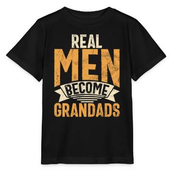 Grand-père Grand-père Pops Grand-parent - T-shirt bio MINI CREATOR Stanley/Stella Enfant - noir - Devant - Mikhail (115cm)