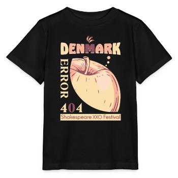 Danemark Shakespeare xxo Festival citation drôle - T-shirt bio MINI CREATOR Stanley/Stella Enfant - noir - Devant - Mikhail (115cm)