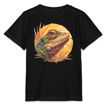 Lizards Lizard - Stanley/Stella MINI CREATOR Kids’ T-Shirt - black - Front - Mikhail (115cm)