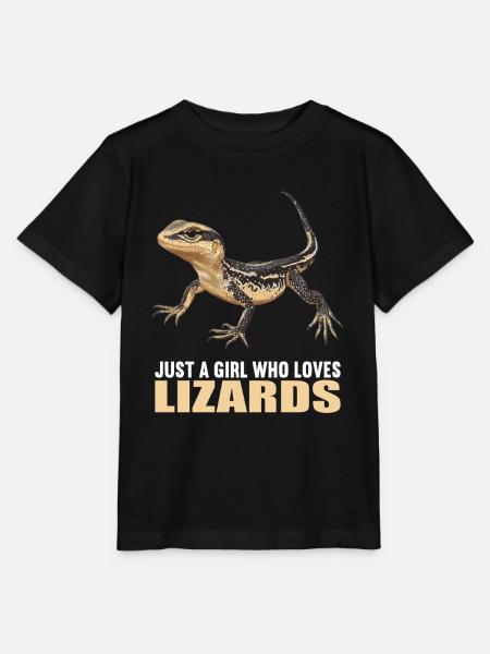 Eidechsen Eidechse - Stanley/Stella Kinder T-Shirt MINI CREATOR - Schwarz