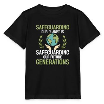 Sauvegarde de notre planète Planète Environnement Eart - T-shirt bio MINI CREATOR Stanley/Stella Enfant - noir - Devant - Mikhail (115cm)