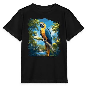 L’ère de l’ara - T-shirt bio MINI CREATOR Stanley/Stella Enfant - noir - Devant - Mikhail (115cm)