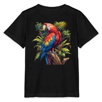 L’ère de l’ara - T-shirt bio MINI CREATOR Stanley/Stella Enfant - noir - Devant - Mikhail (115cm)